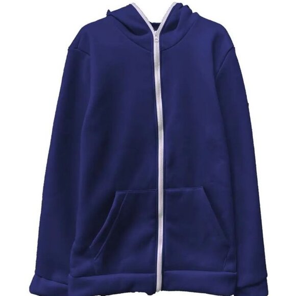 NWT Men's Hooded Jacket Casual Long Sleeve size 3x runs small like a 1X - Picture 2 of 3